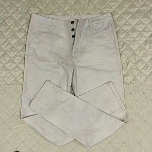 🤗Men’s white Chino pants waist 24, length 32